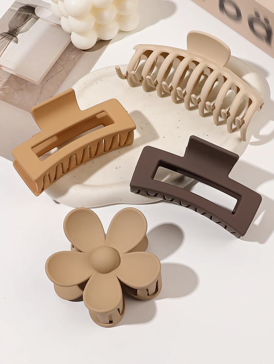 4Pcs thick Hair Claw Clips