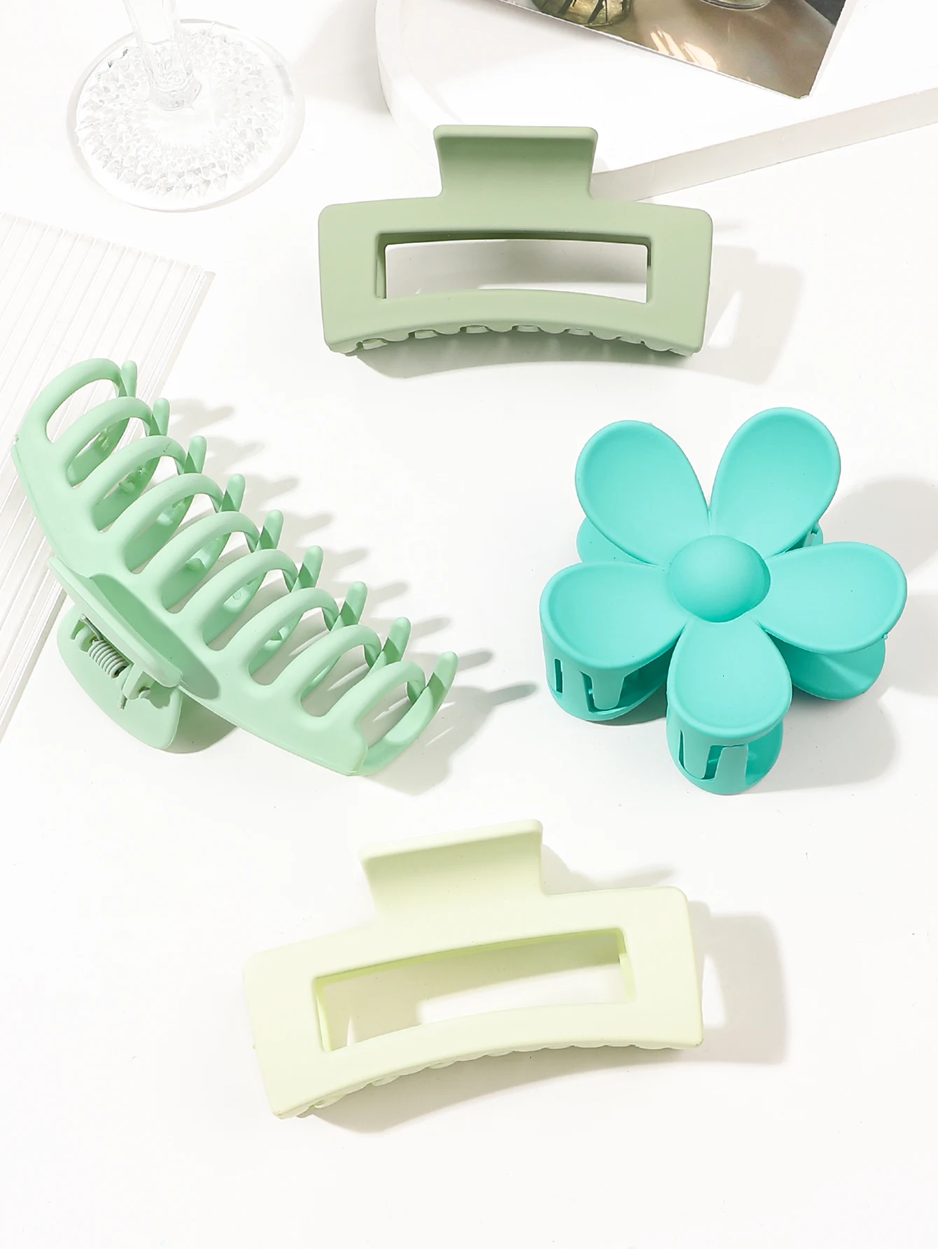 4Pcs thick Hair Claw Clips