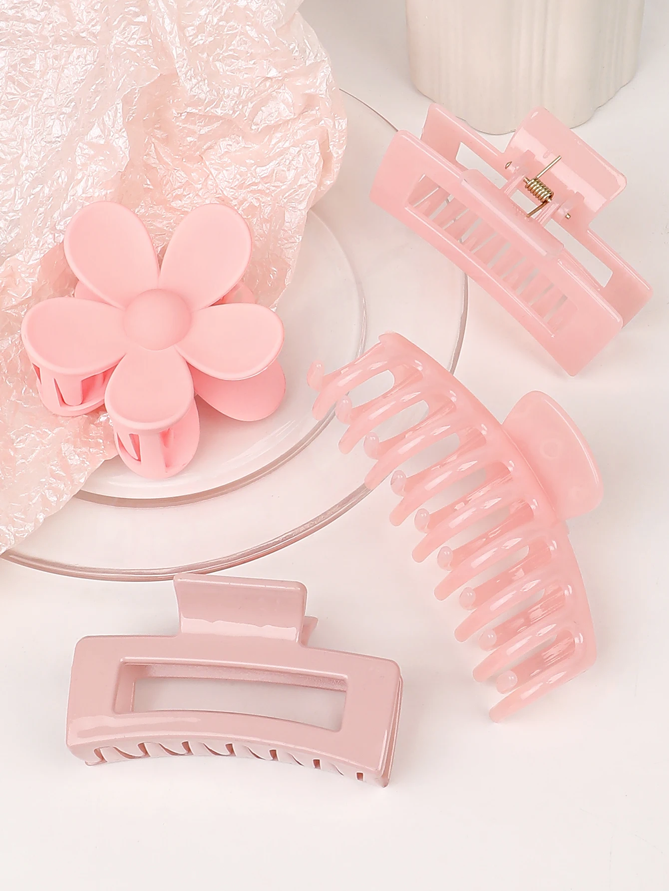 4Pcs thick Hair Claw Clips