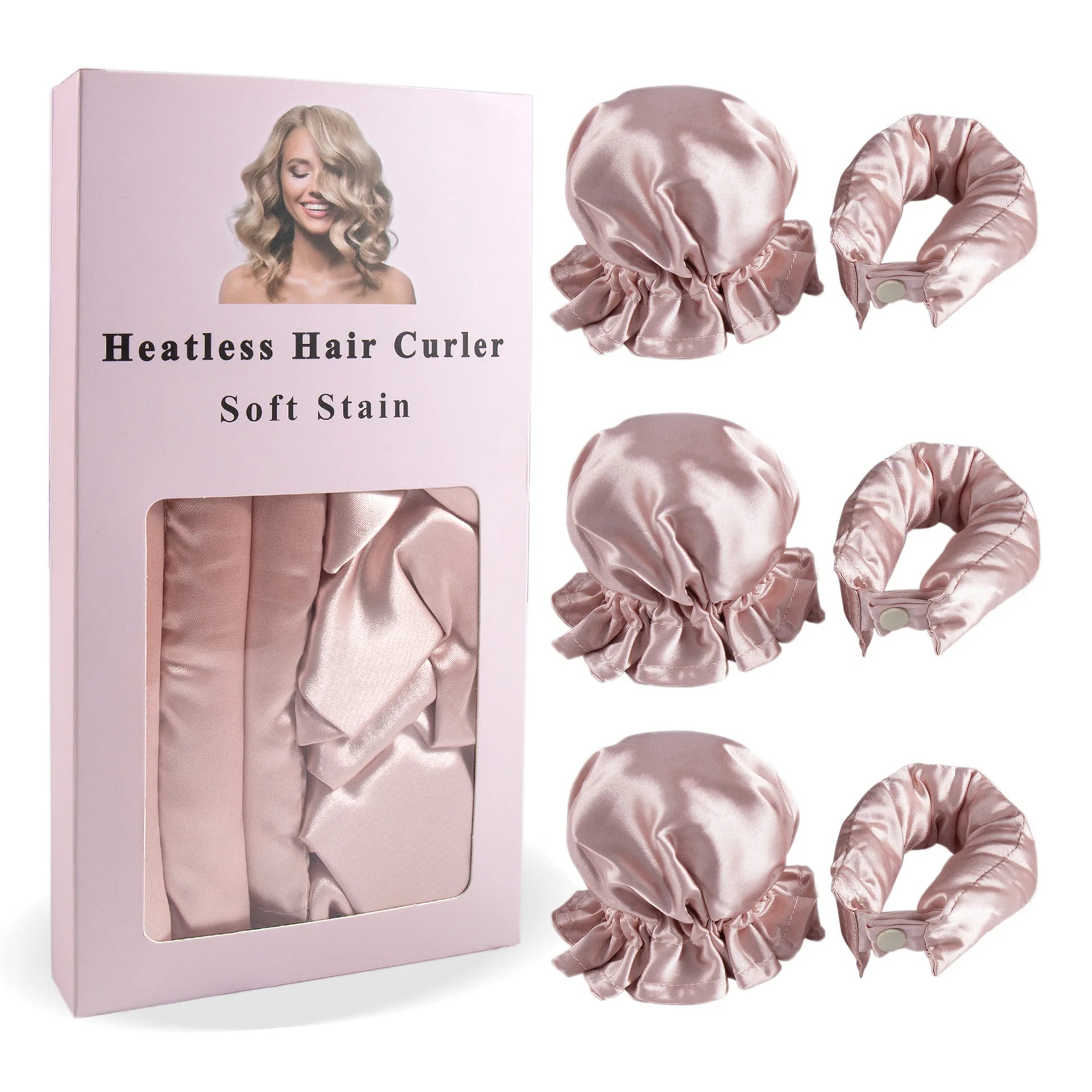 Satin Heatless curlers