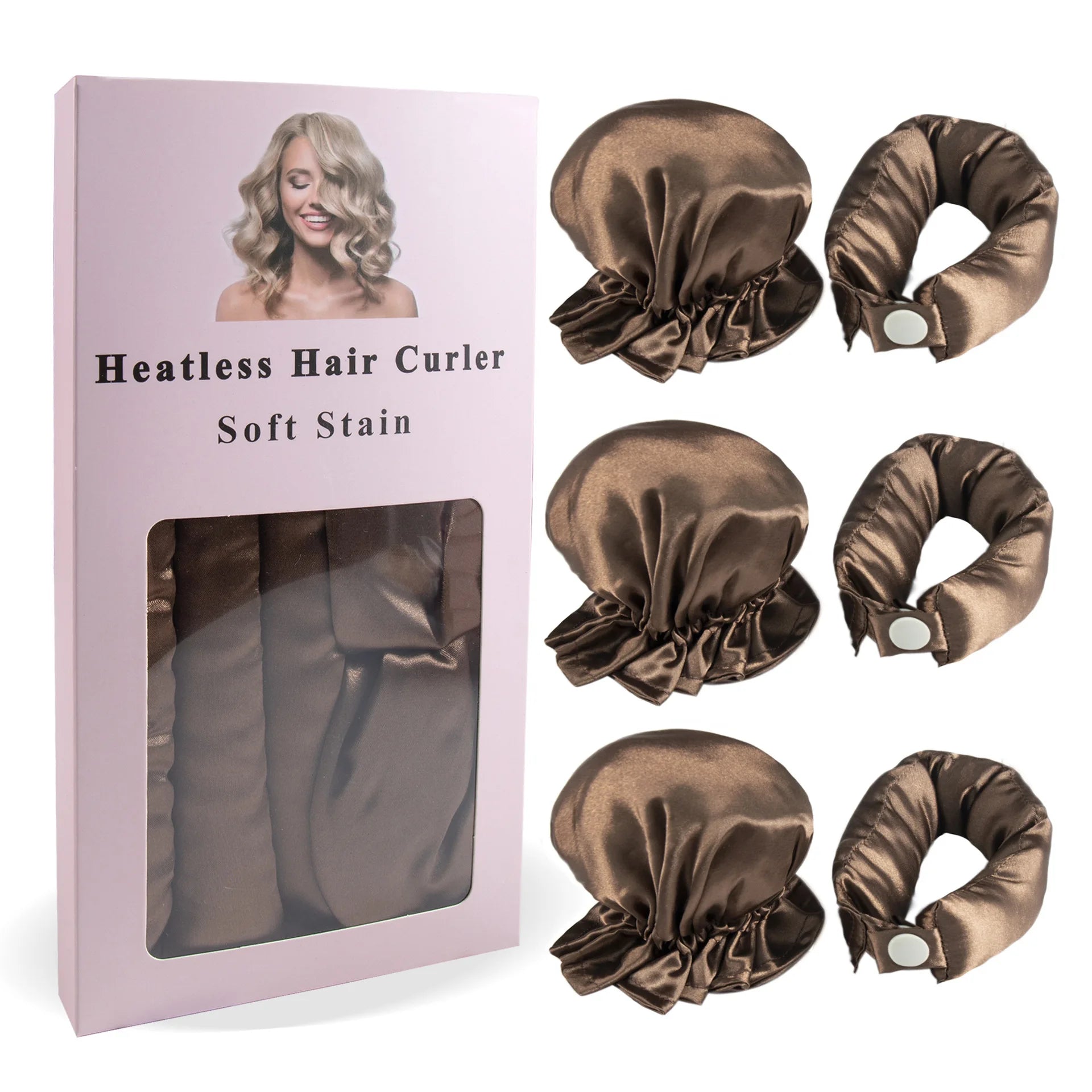 Satin Heatless curlers