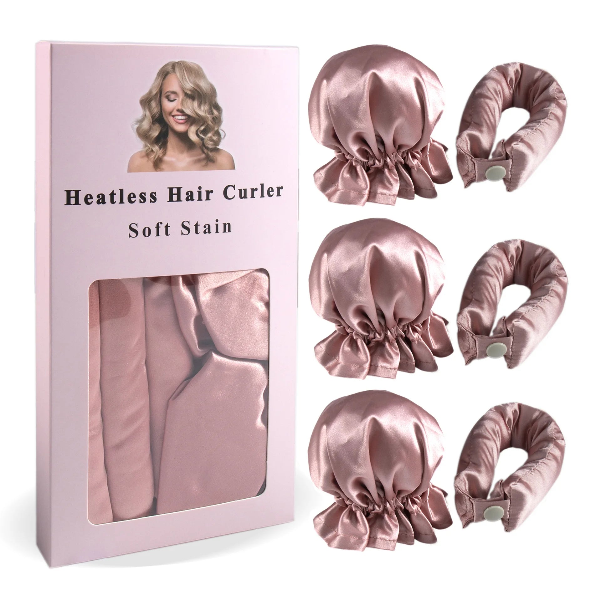 Satin Heatless curlers