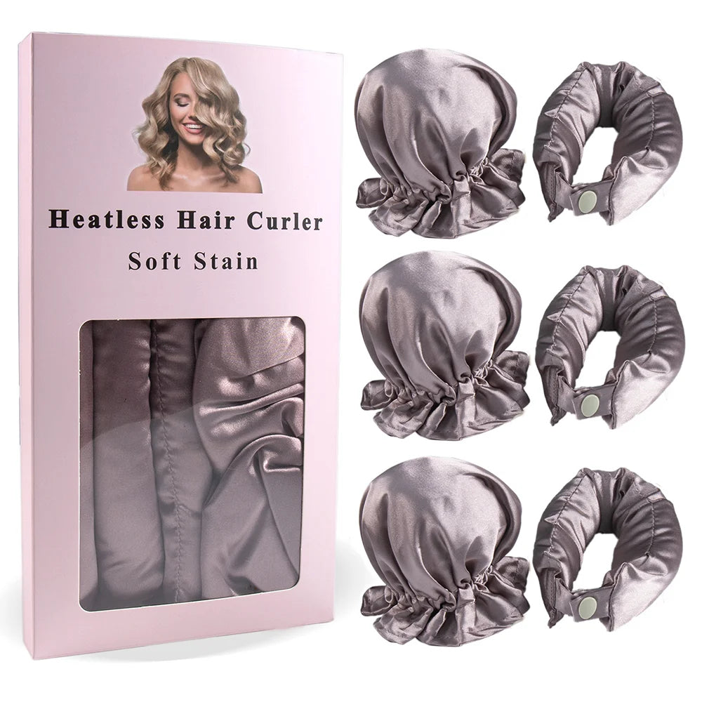 Satin Heatless curlers