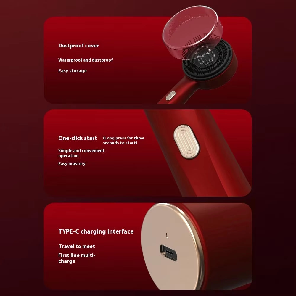 Scalp Massage Comb 630Nm Infrared Light Head Massager for Hair Growth Electric Scalp Oil Applicator Anti-Hair Loss 30Ml Oli